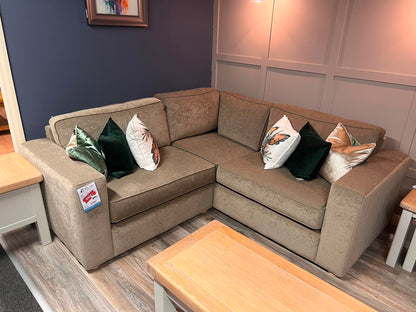 Corner Sofa - Irish Made - Floor Model - Khaki Green