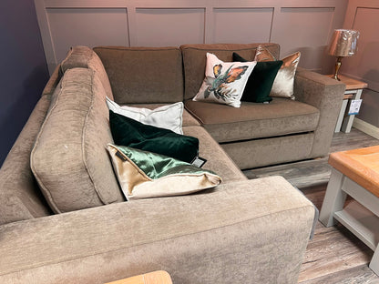Corner Sofa - Irish Made - Floor Model - Khaki Green