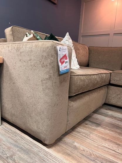 Corner Sofa - Irish Made - Floor Model - Khaki Green