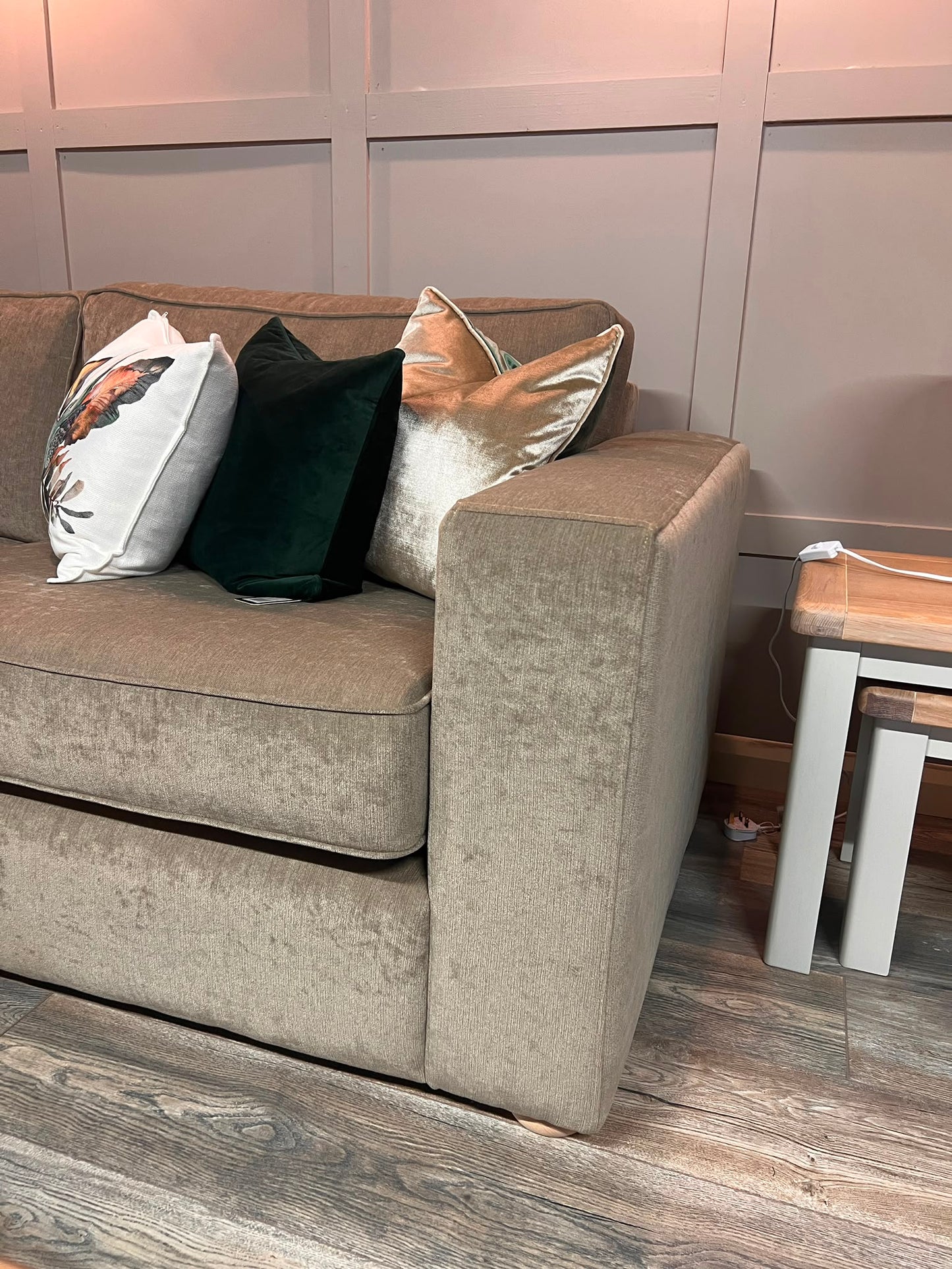 Corner Sofa - Irish Made - Floor Model - Khaki Green