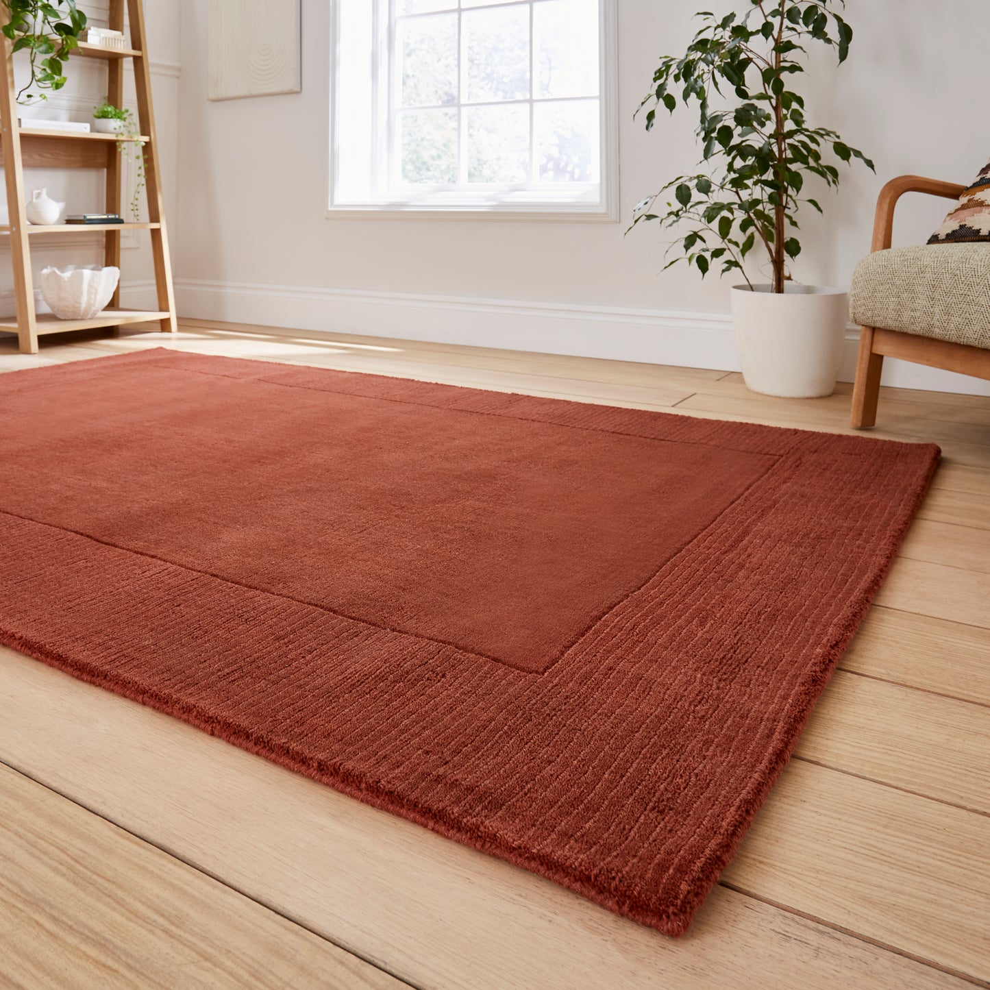 Windsor Wool Rug - Terracotta