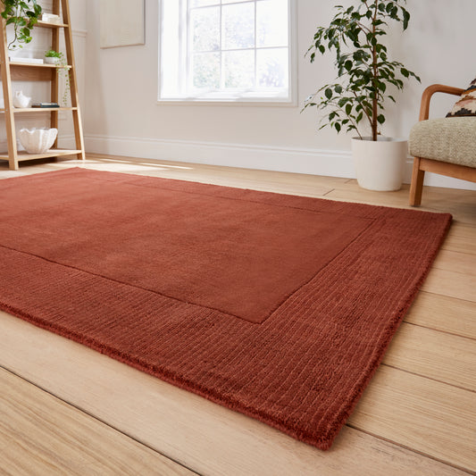 Windsor Wool Rug - Terracotta