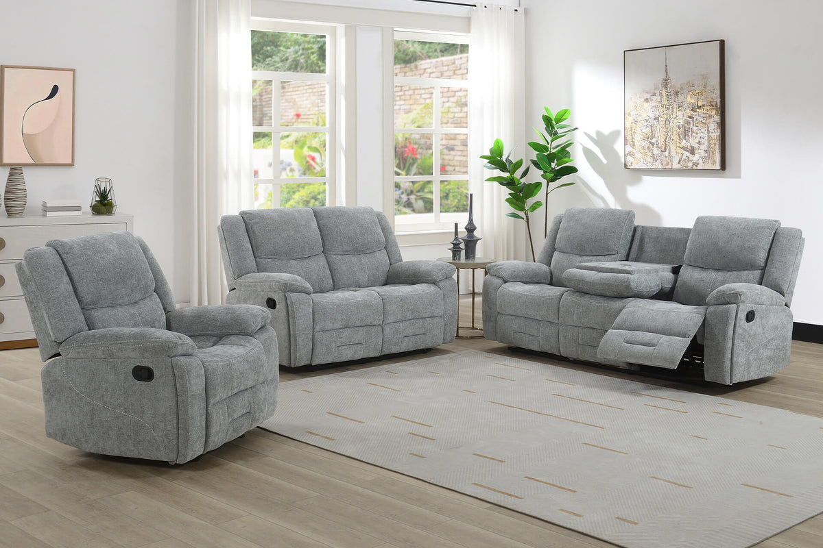 Weston 1 Seater Manual Recliner Chair - Grey