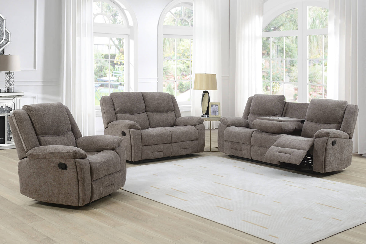 Weston 1 Seater Manual Recliner Chair - Mocha