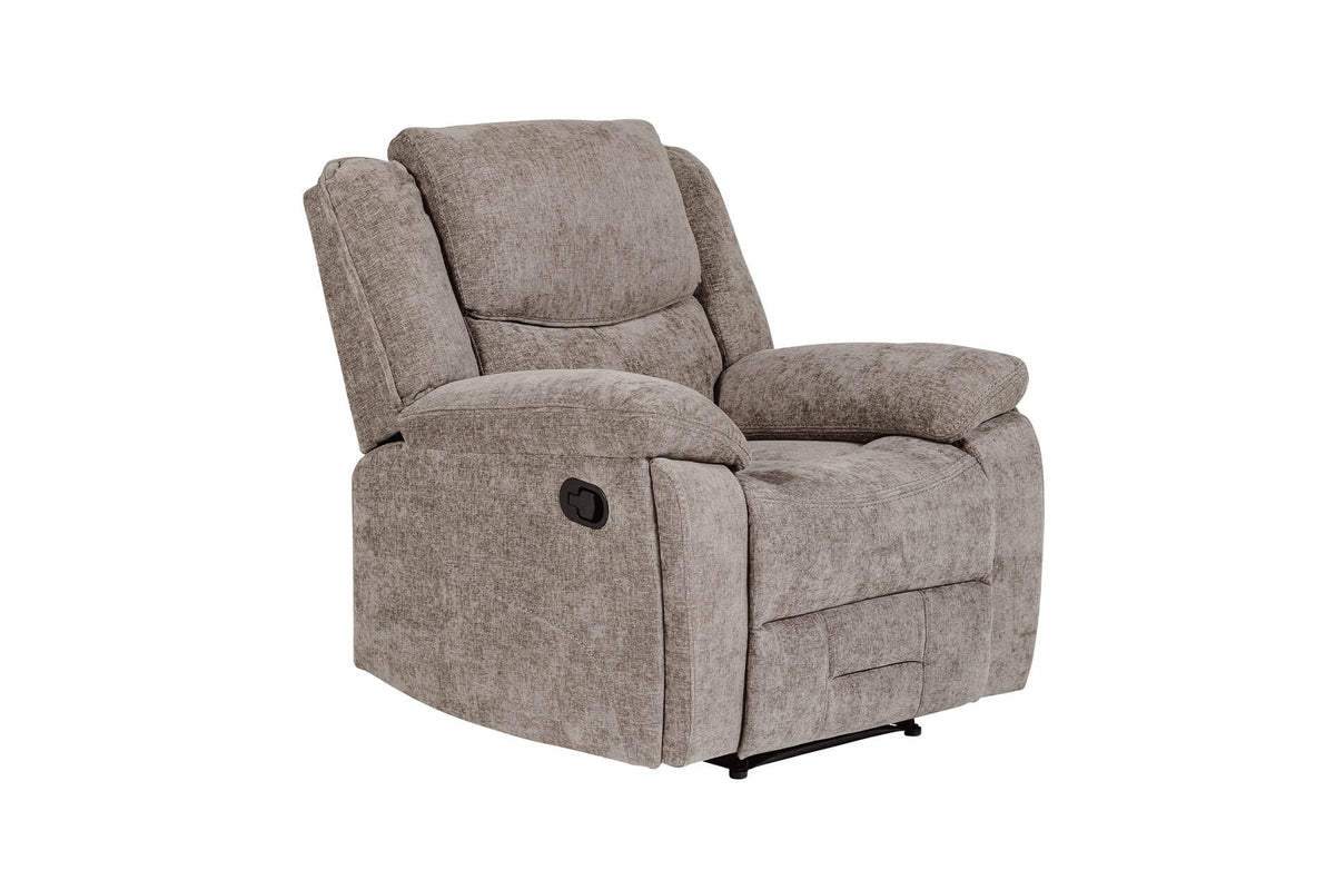Weston 1 Seater Manual Recliner Chair - Mocha