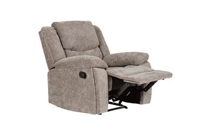 Weston 1 Seater Manual Recliner Chair - Mocha