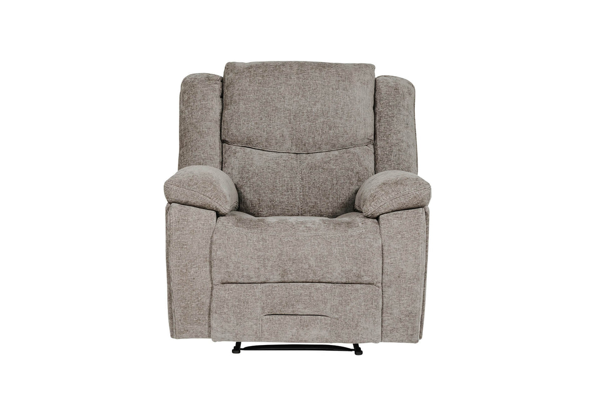 Weston 1 Seater Manual Recliner Chair - Mocha