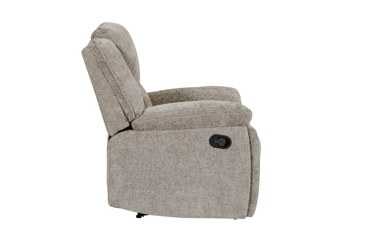Weston 1 Seater Manual Recliner Chair - Mocha