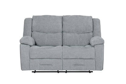 Weston 2 Seater Manual Recliner Sofa - Grey