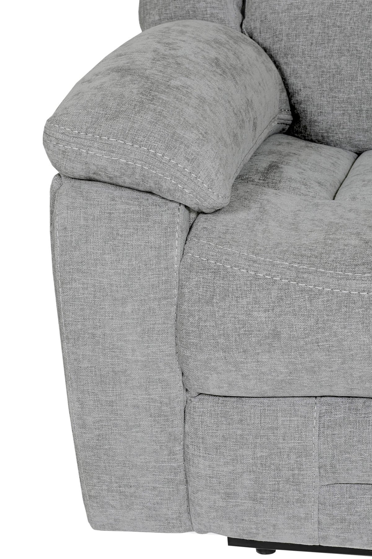 Weston 2 Seater Manual Recliner Sofa - Grey