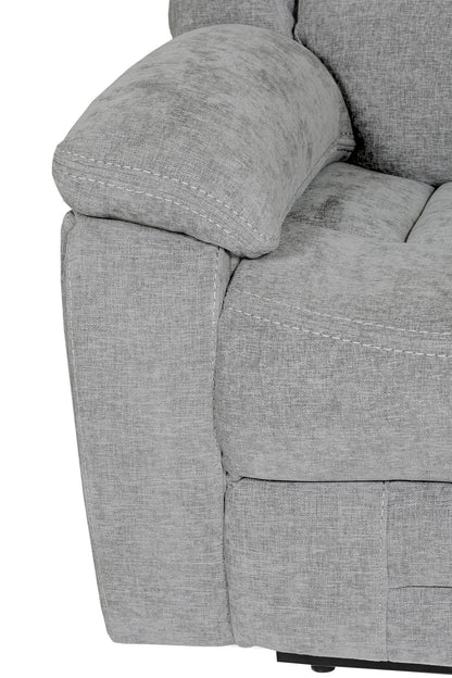 Weston 2 Seater Manual Recliner Sofa - Grey