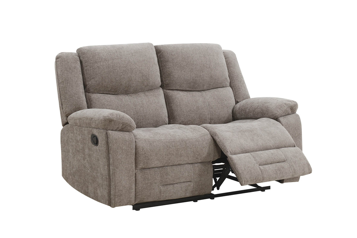 Weston 2 Seater Manual Recliner Sofa - Mocha