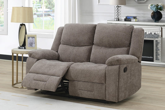 Weston 2 Seater Manual Recliner Sofa - Mocha