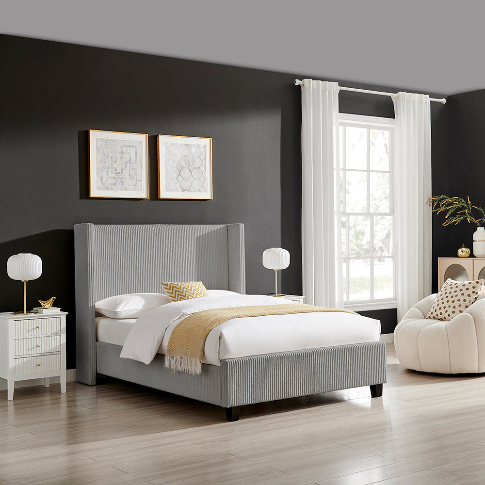 Gemini Bed (LB73) - Grey Cord - Multiple Sizes