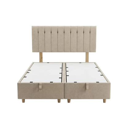 Bella Storage Bed - Stone - Multiple Sizes