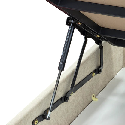 Bella Storage Bed - Stone - Multiple Sizes