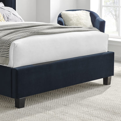 Polaris Bed Frame (LB66) - Navy - Multiple Sizes