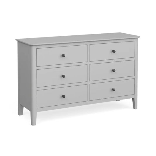 Stowe 6 Drawer Chest - Grey