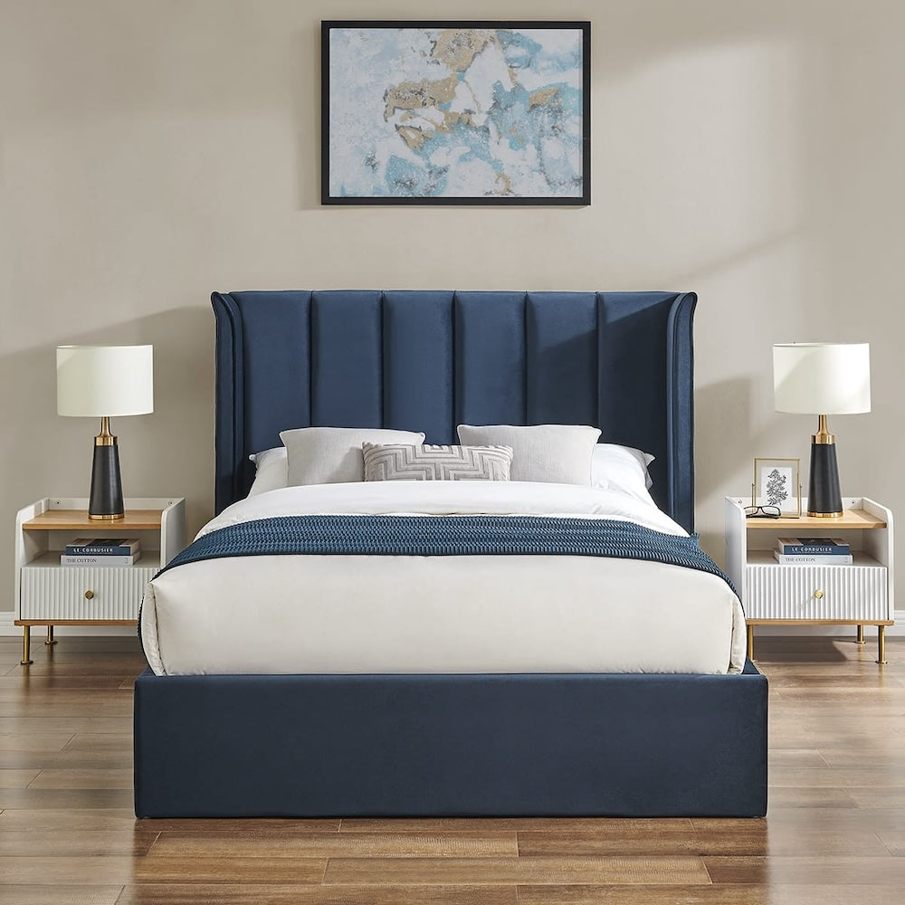 Polaris Storage Bed (LB69) - Navy - Multiple Sizes