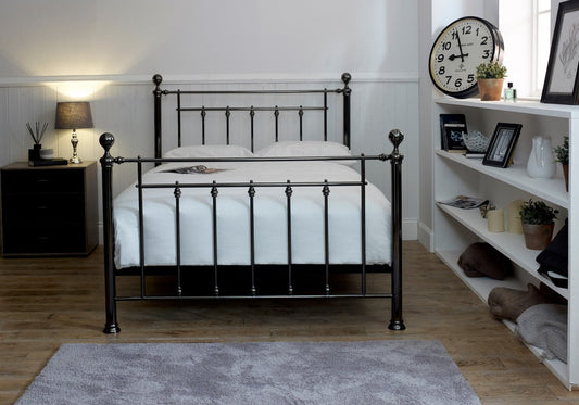 Libra Bed (LB16) - Black Chrome - Multiple Sizes