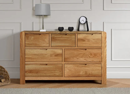 Edson 2 Over 3 Chest of Drawers - Oak