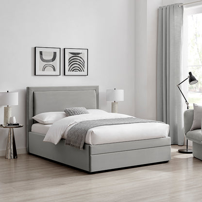 Ursa Storage Bed (LB78) - Grey Velvet - Multiple Sizes