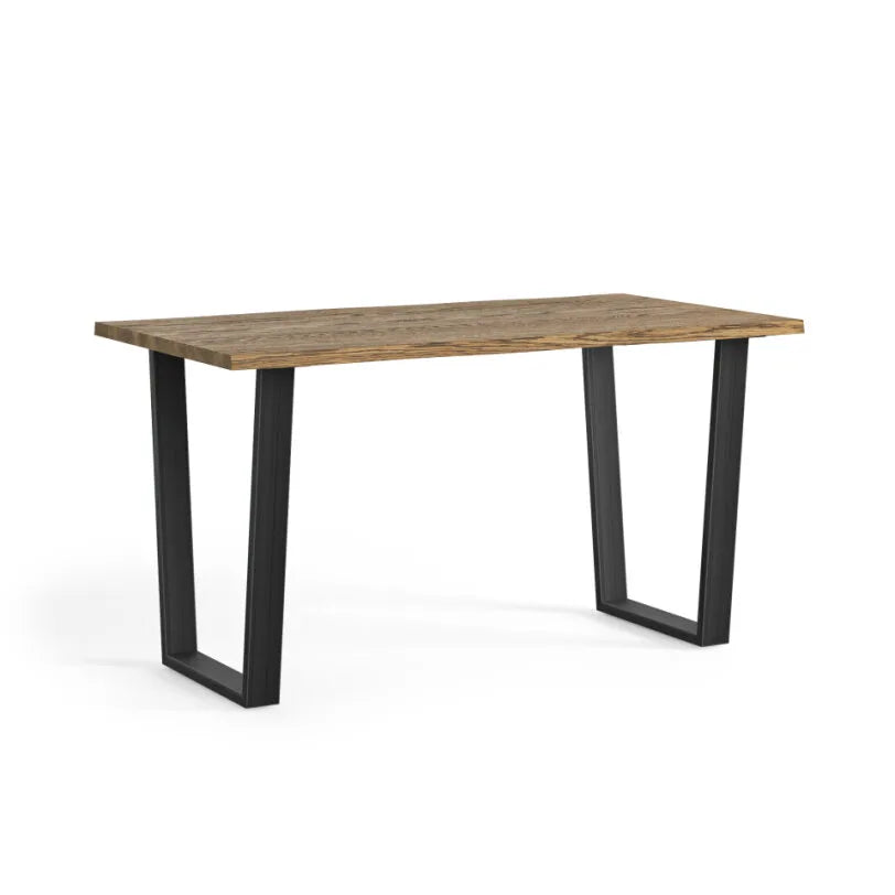 Jersey Dining Table - Smoked Oak & Black