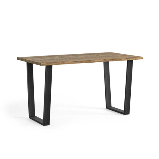 Jersey Dining Table - Smoked Oak & Black