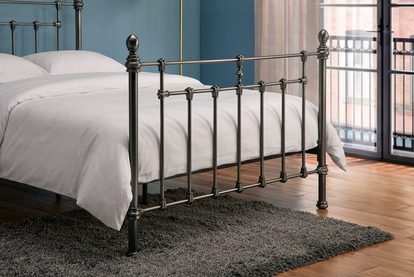 Faye Bed (LB85) - Metal - Multiple Sizes
