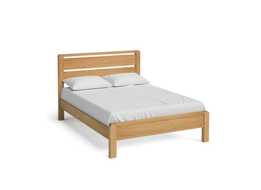 Edson Slatted Bed Frame - Oak - Multiple Sizes