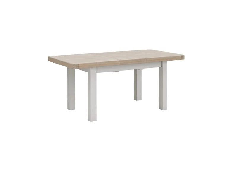 Salcombe Small Extendable Dining Table - Light Grey