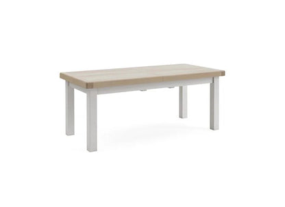 Salcombe Large Extendable Dining Table - Light Grey