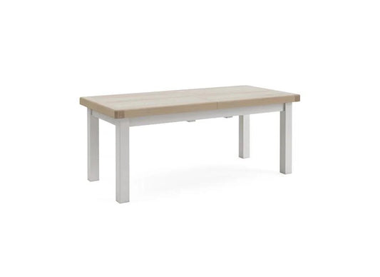 Salcombe Large Extendable Dining Table - Light Grey