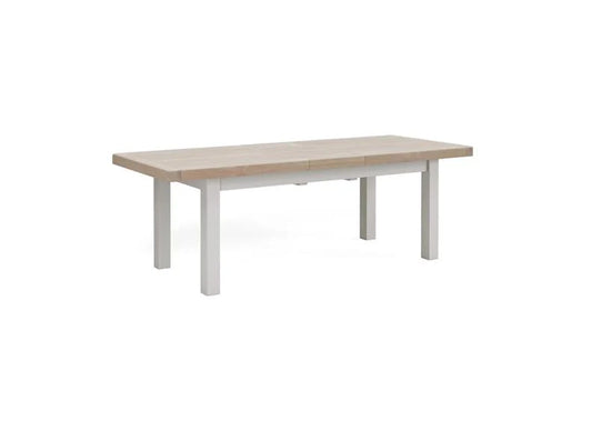 Salcombe Large Extendable Dining Table - Light Grey