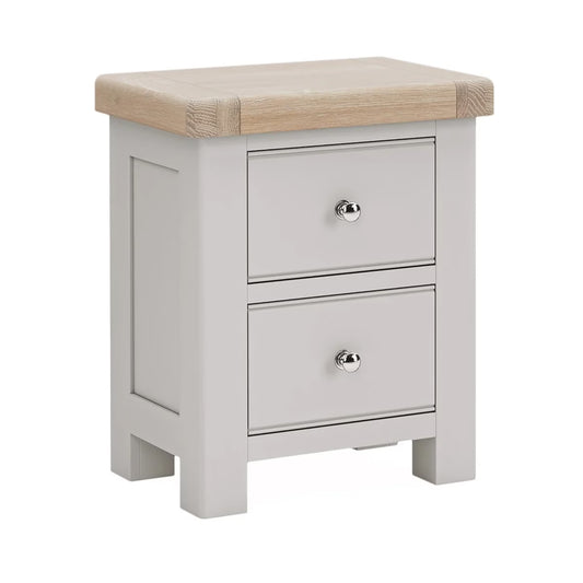 Salcombe Bedside Locker - Light Grey