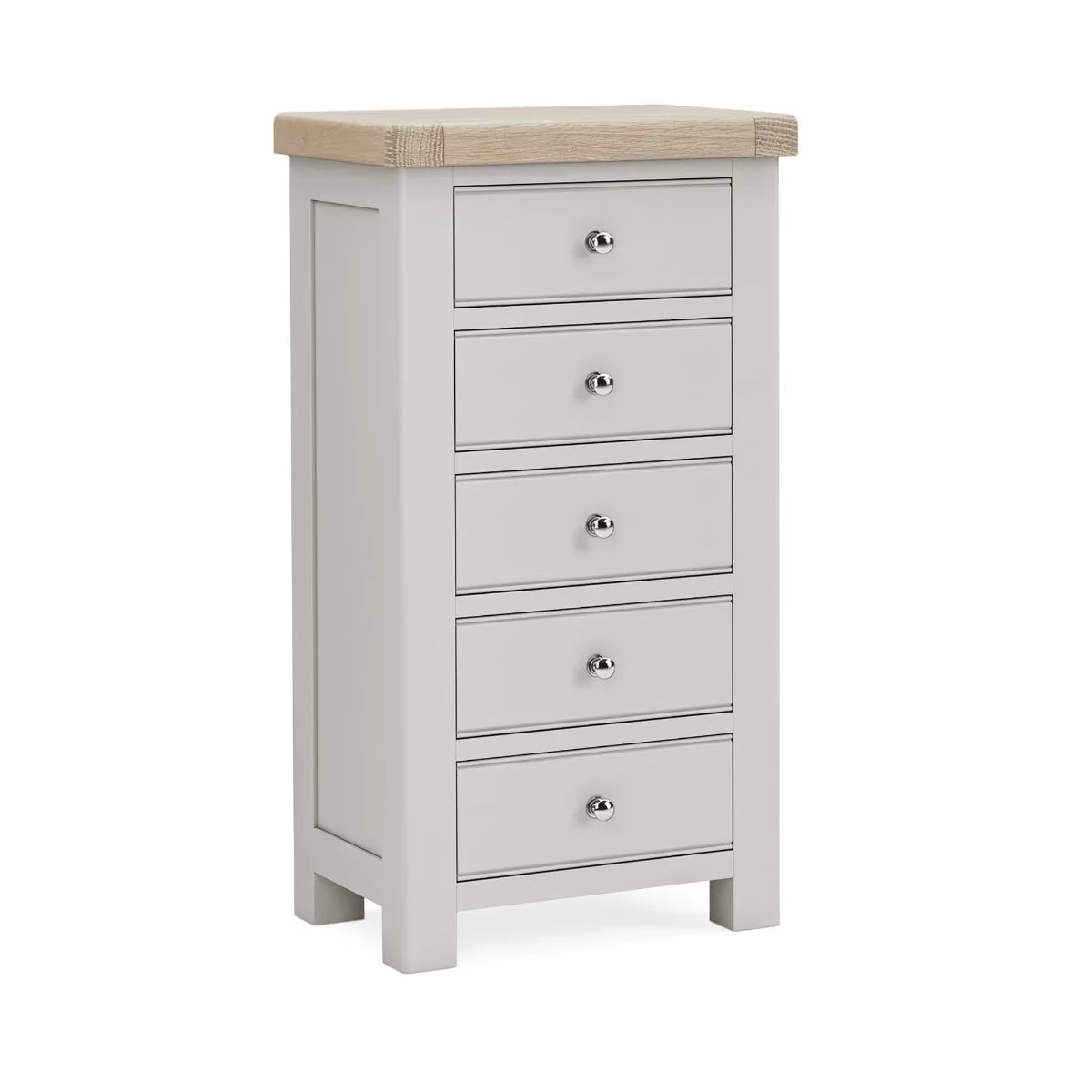 Salcombe Tallboy Chest - Light Grey