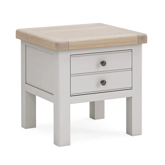 Salcombe Lamp Table - Light Grey