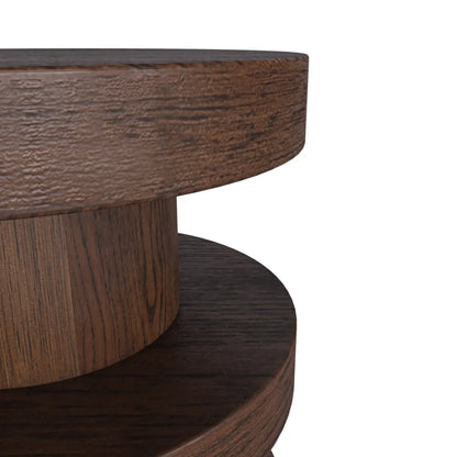 California Bobbin Side Table - Dark Oak