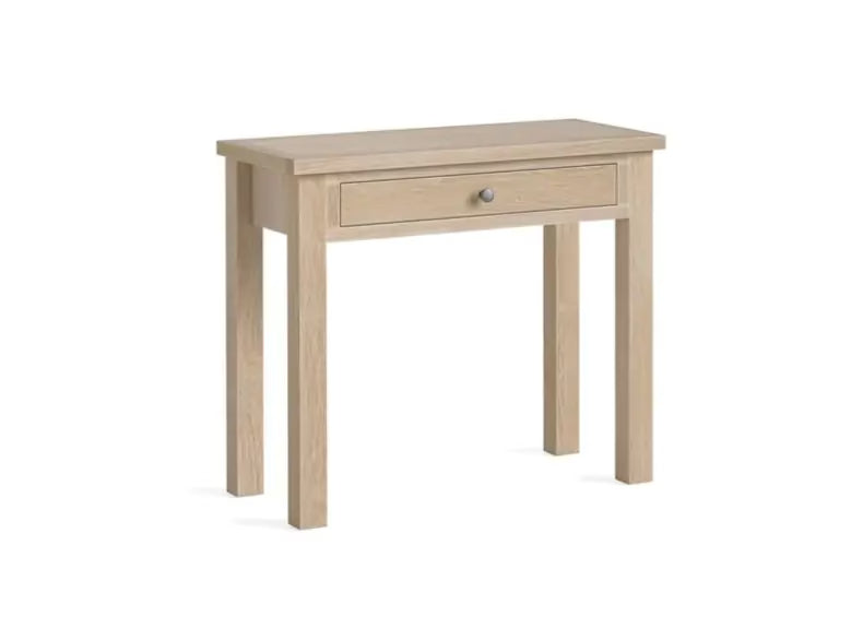 Modern Country Single Drawer Desk - Oak