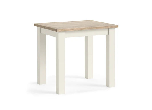 Modern Country Bistro Table - Coconut White