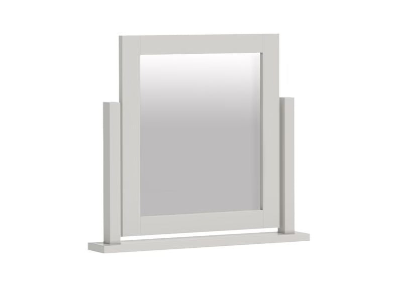 Modern Country Vanity Mirror - Stone Grey