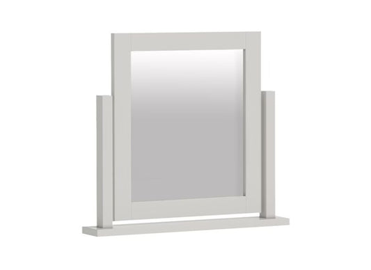 Modern Country Vanity Mirror - Stone Grey