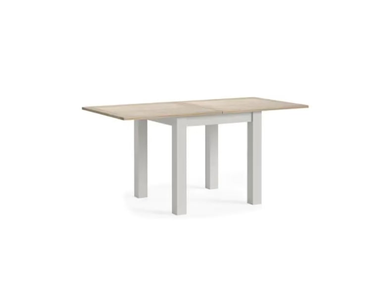 Modern Country Flip Top Table - Stone Grey