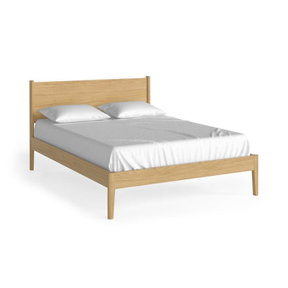 Paris Panelled Bed Frame - Natural Oak - Multiple Sizes