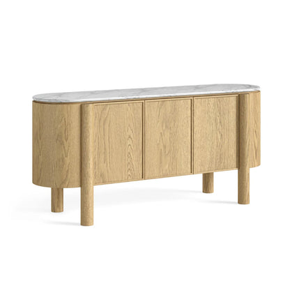 Phoenix Sideboard - Oak w/ Marble Top - Multiple Sizes