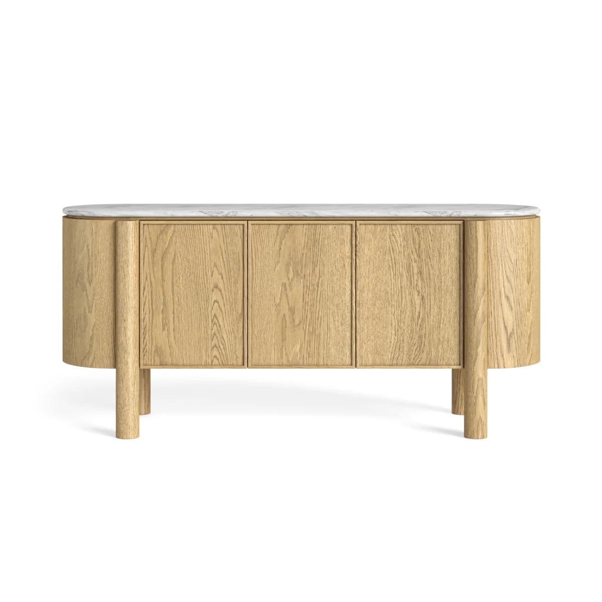 Phoenix Sideboard - Oak w/ Marble Top - Multiple Sizes