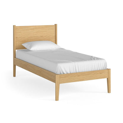 Paris Panelled Bed Frame - Natural Oak - Multiple Sizes