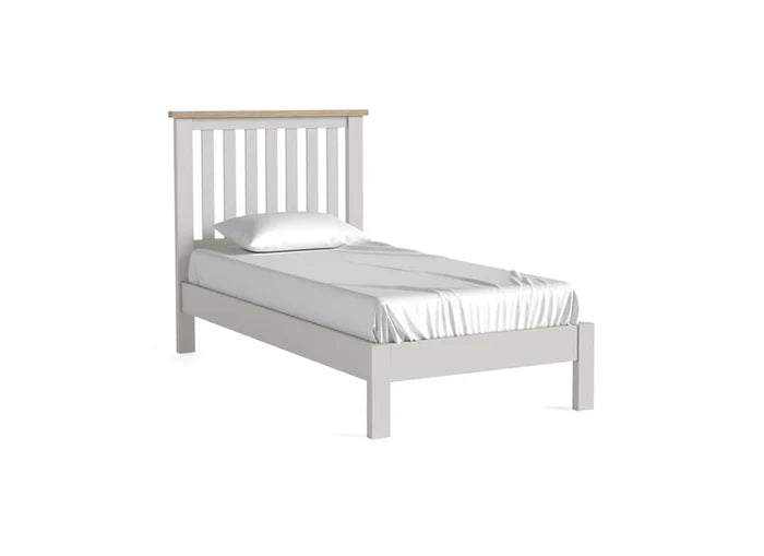 Modern Country Bed Frame - Stone Grey - Multiple Sizes