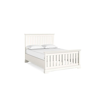 Burgundy Slatted Bed Frame - Coconut Milk - Multiple Sizes