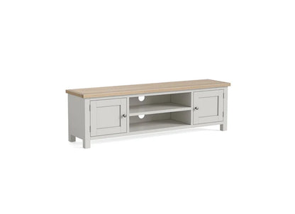 Modern Country TV Unit - Stone Grey - Multiple Sizes
